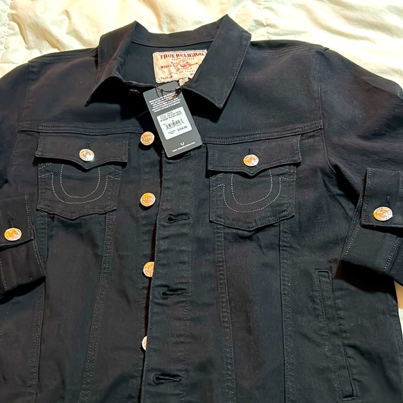 True Religion DENIM TRUCKER JACKET 🐝 - Picture 3 of 7